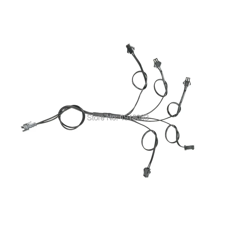 

One in Five Splitter as LED Strip Lights accessories one Male Connector with 5 Female Connectors Holiday Party Supplies