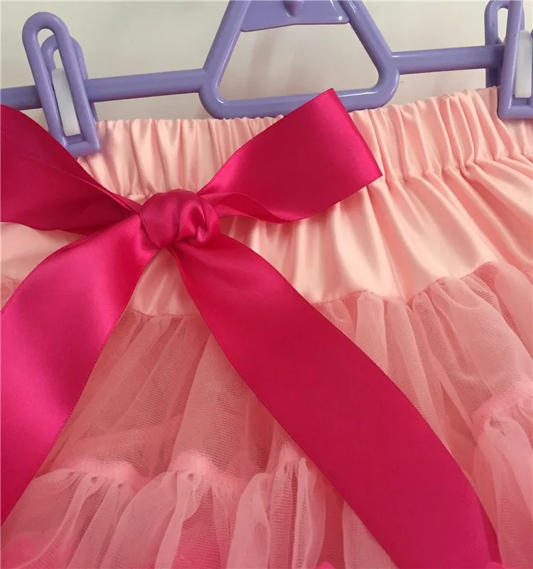 Винтажная розовая юбка-американка для маленьких девочек, юбка-пачка для девочек, юбка-американка, ярко-розовая юбка-пачка для новорожденных
