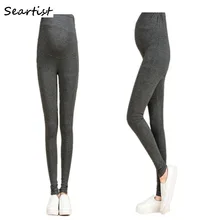 Cheap Seartist Waist Abdominal Pregnancy Leggings Maternity Spring Cotton Long Pants Pregnant Women Plain Black Gray Trousers 2019 20 Cheap Seartist Waist Abdominal Pregnancy Leggings Maternity Spring Cotton Long Pants Pregnant Women Plain Black Gray Trousers 2019 20