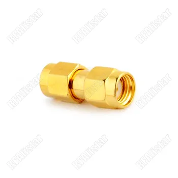 

50 Pieces RP-SMA Male to RP SMA Male Plug Jack pin Straight Coaxial Adapter Connector Gold-plated 50 ohm in-Series