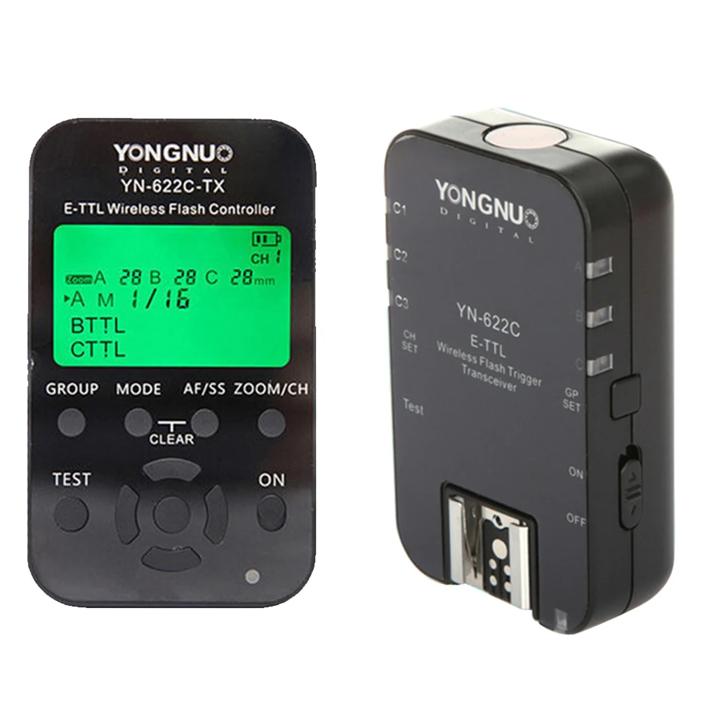 

YONGNUO YN-622C YN622C YN622 622C-TX Wireless TTL HSS Flash Trigger Set For Canon Support YN685C YN-685C YN-568EX II YN568EX II