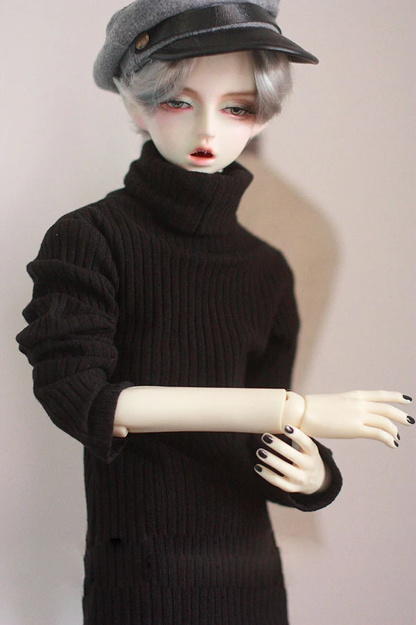 BJD doll colthes с высоким воротником, полосатый свитер с лацканами в полоску для 1/3 1/4 BJD DD SD MSD MDD SD17, аксессуары для одежды Uncle SSDF2