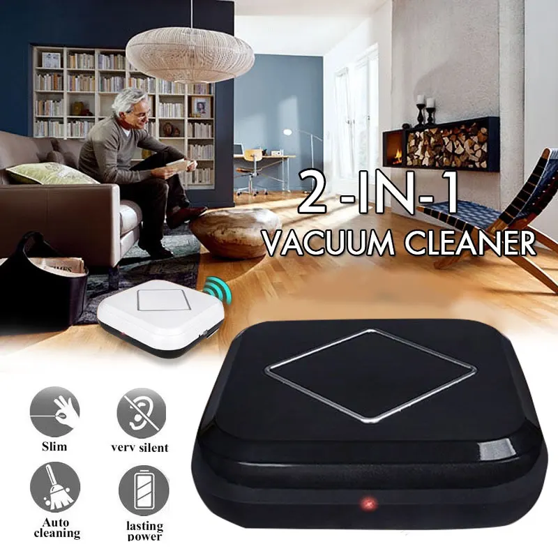 New 2 in 1 Automatic robot vacuum cleaner Home Smart Rechargeable Sweeping Floor aspirador Household Mopping Cleaning Machine