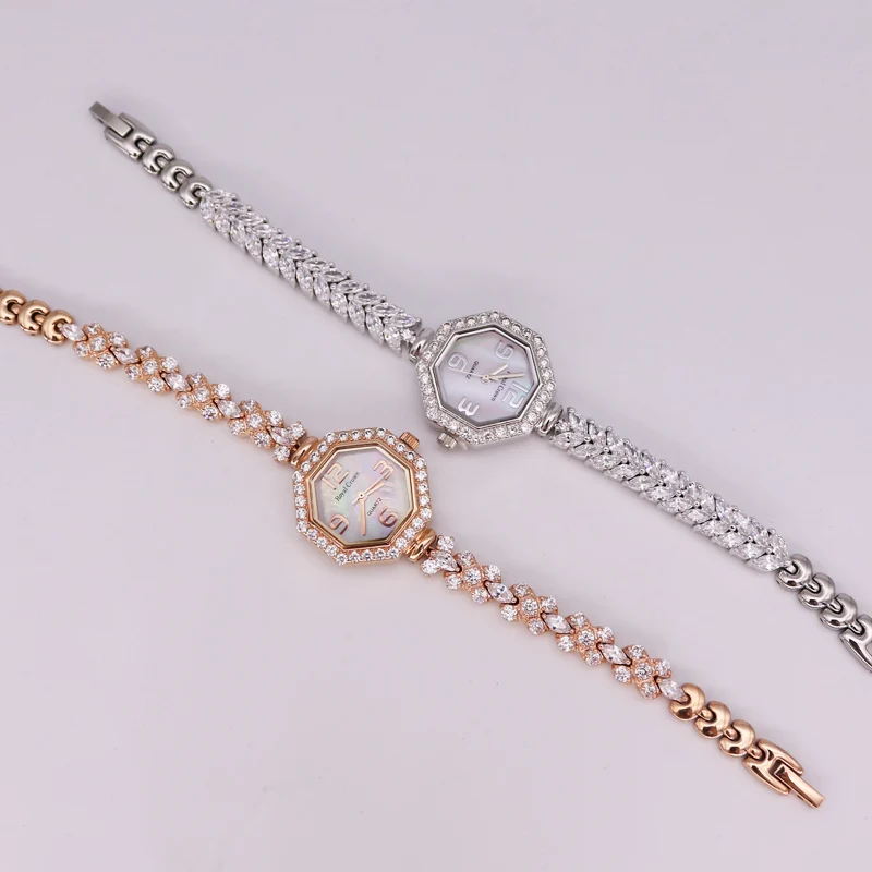 Королевская корона женские часы Япония Кварцевые ювелирные часы Изысканная мода установка Хрустальный Браслет роскошные стразы подарок для девочки