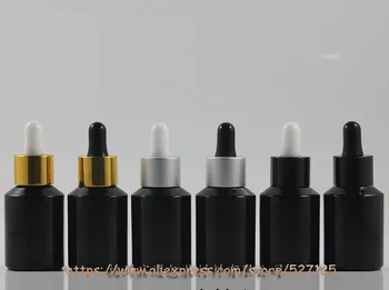 

30ml black(painted) glass bottle with dropper lid,dropper container,essential oil bottle,professional cosmetic container