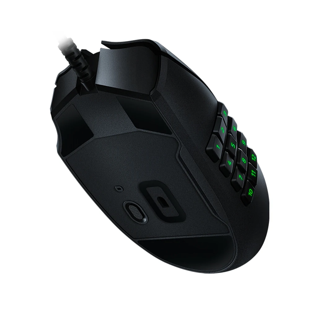 Razer Naga Gaming Mouse Wired Mice 16000 DPI Optical Sensor Chroma RGB Lighting Replaceable Side Pl