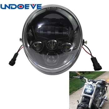

Undoeve LED Headlight High/Low Beam Headlamp for V-Rod VRSCF VRSC VRSCR 2002-2017 Motorcycle Headlamp