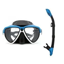 Анти-туман Подводное плавание маска набор водолазные очки Силиконовые водостойкие Подводные взрослые снаряжение для дайвинга