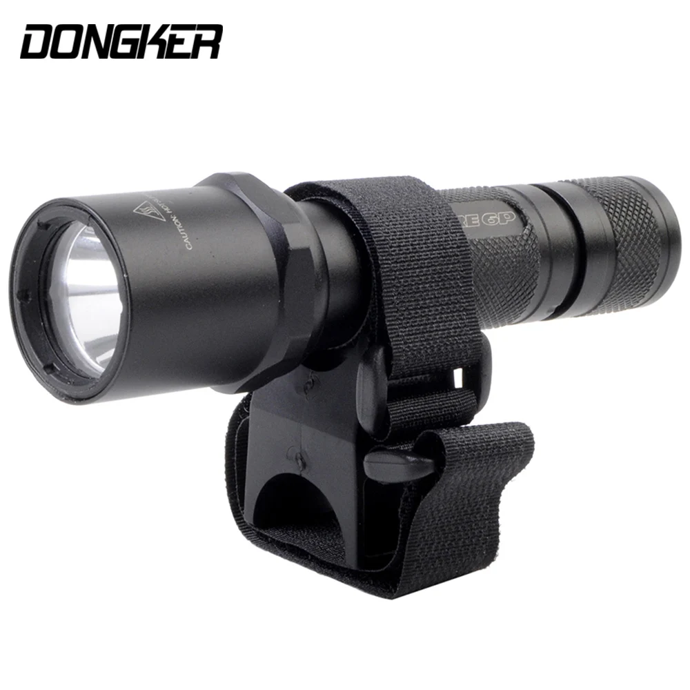 

Nylon Flashlight Tactical Mount Light Clip Bicycle Universal Quick Release Loop&Hook Attachable Hunting Rifle Gun Rail Bracket