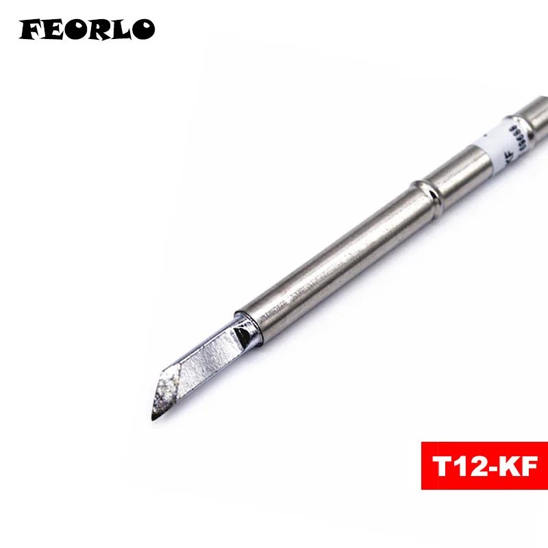 ПАЯЛЬНЫЕ НАКОНЕЧНИКИ FEORLO T12 T12-K KF KR KU KL для паяльной станции с припой HAKKO FX951 STC STM32 OLED