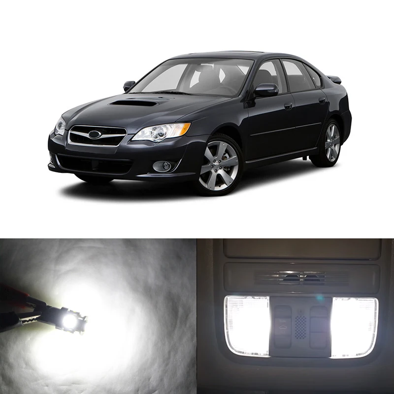 

Direct Fits For Subaru Legacy 2000-2009 White CANBus Led Interior Package Kits Car-Styling