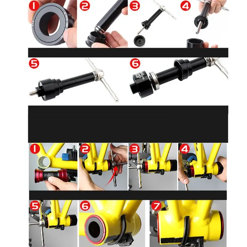 1 комплект профессиональная версия велосипедный пресс-в центре вала статическая установка и удаление набор инструментов BB86/30/92/PF30