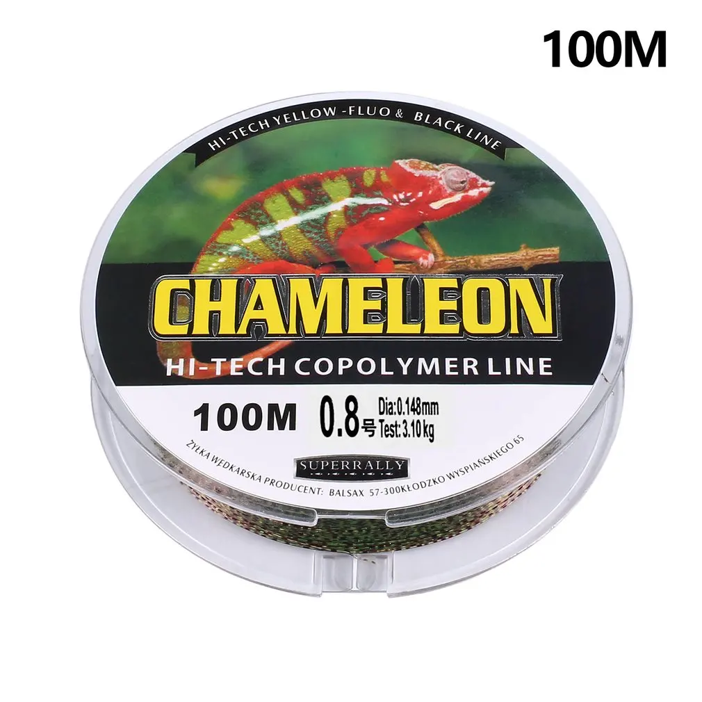 100m Fishing Line Braided Fishing Line Strong Horse Main Line Spotted Nylon Yarn Multifilament Fishing Line - Цвет: 0.8