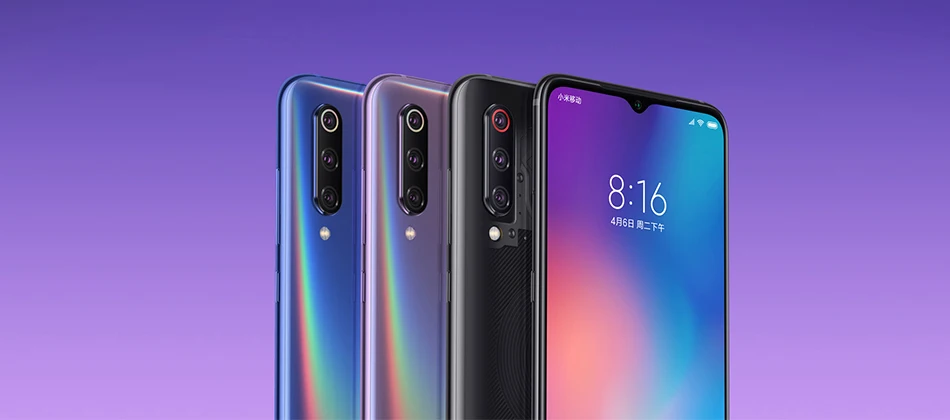 Глобальная версия смартфона Xiaomi mi 9 mi 9, 6 ГБ, 64 ГБ, Восьмиядерный процессор Snapdragon 855, 6,39 дюйма, 48мп, тройная камера, Беспроводная зарядка, NFC