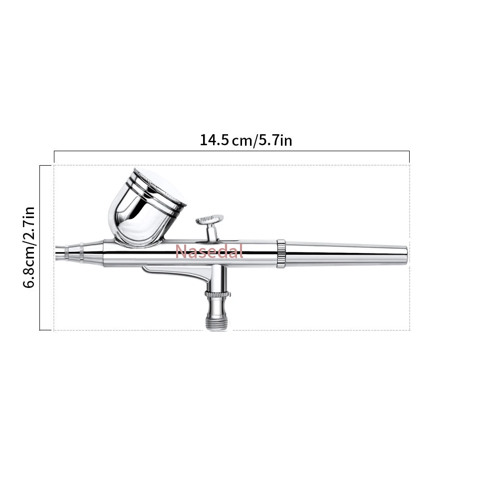 Назальный распылитель двойного действия, мини аэрограф, компрессор, комплект, Воздушная щетка для дизайна ногтей, украшения торта, макияж, тату, модель, краска для автомобиля