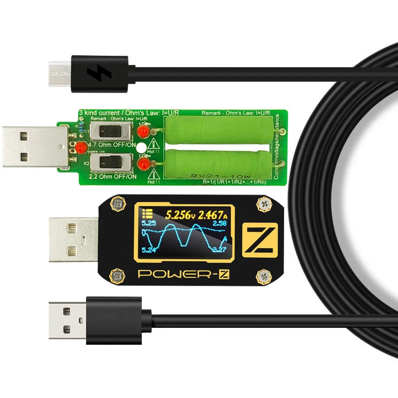 Digital Current Volt Amperimetro Usb 1