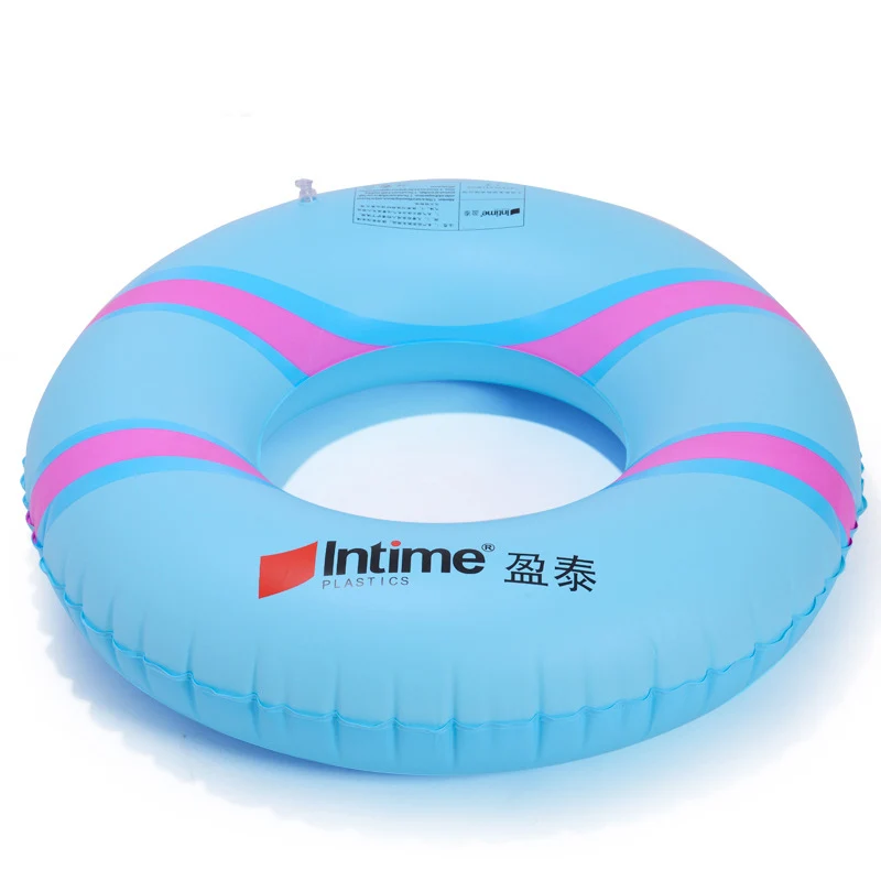 New Arrival Summer Inflatable Donut Printed Swimming Rings Thicken PVC