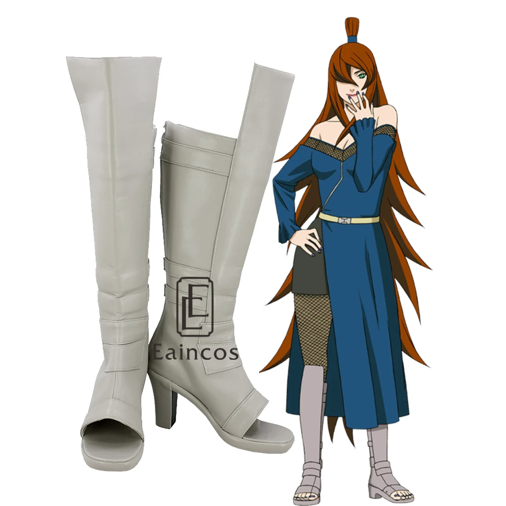 

Anime Naruto Terumi Mei Cosplay Shoes Girls Halloween Carnival Boots Custom-made