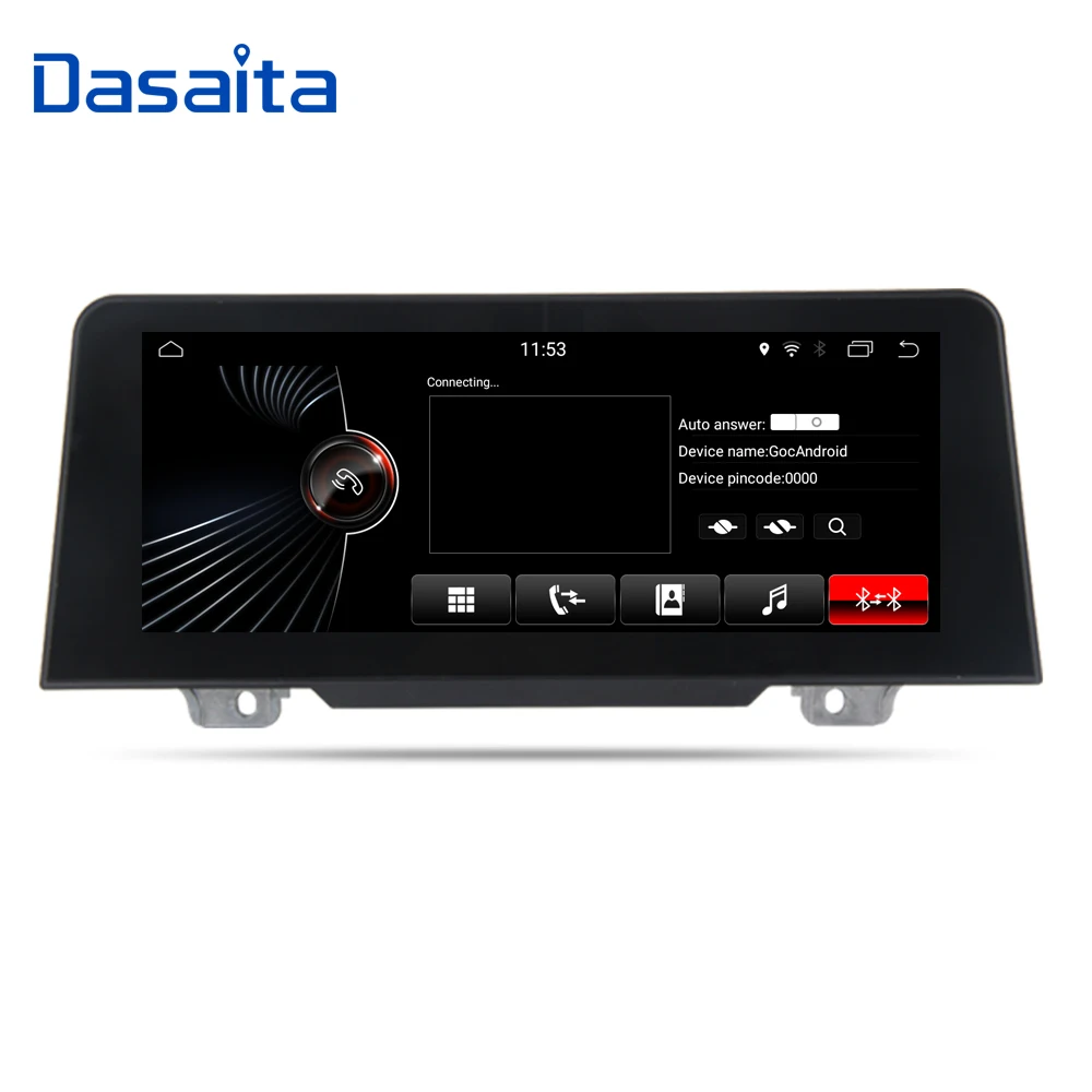 Perfect Dasaita 8.8" Android 9.0 car audio Multimedia Player for BMW F20 F21 2017 GPS Navigation Bluetooth 1280*480 NBT system Wifi 5