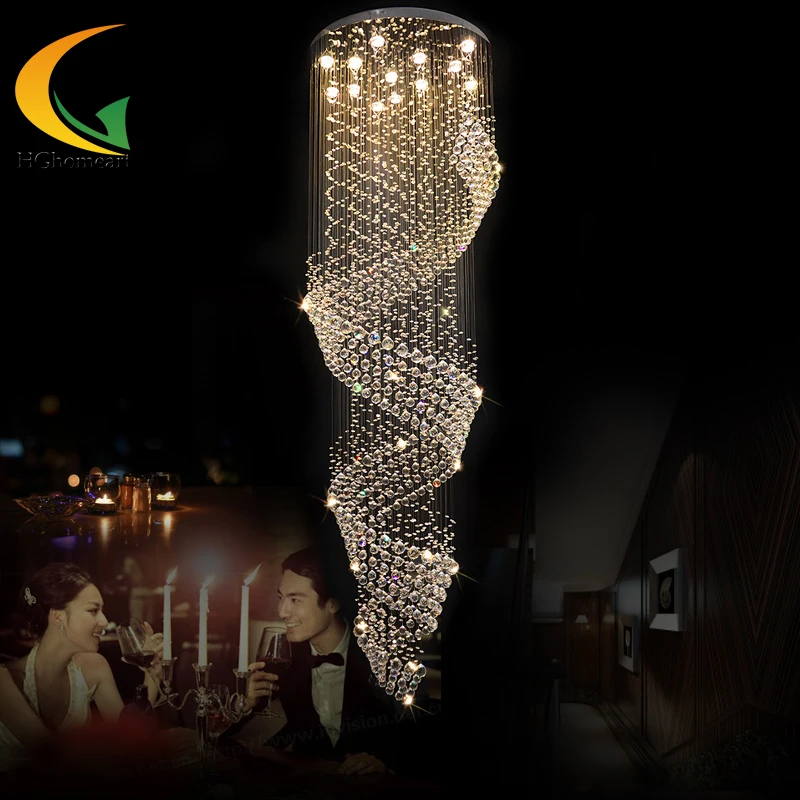 Online buy wholesale glass long foyer chandelier from china glass ...