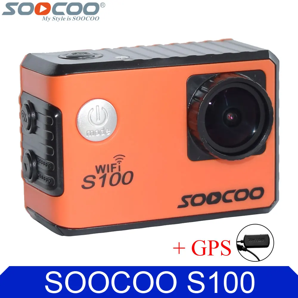 Prix pour D'origine soocoo s100 4 k wifi d'action caméra vidéo stabilisateur gyroscopique 30 m étanche plongée en plein air mini sport dv avec gps extension Prix pour D'origine soocoo s100 4 k wifi d'action caméra vidéo stabilisateur gyroscopique 30 m étanche plongée en plein air mini sport dv avec gps extension