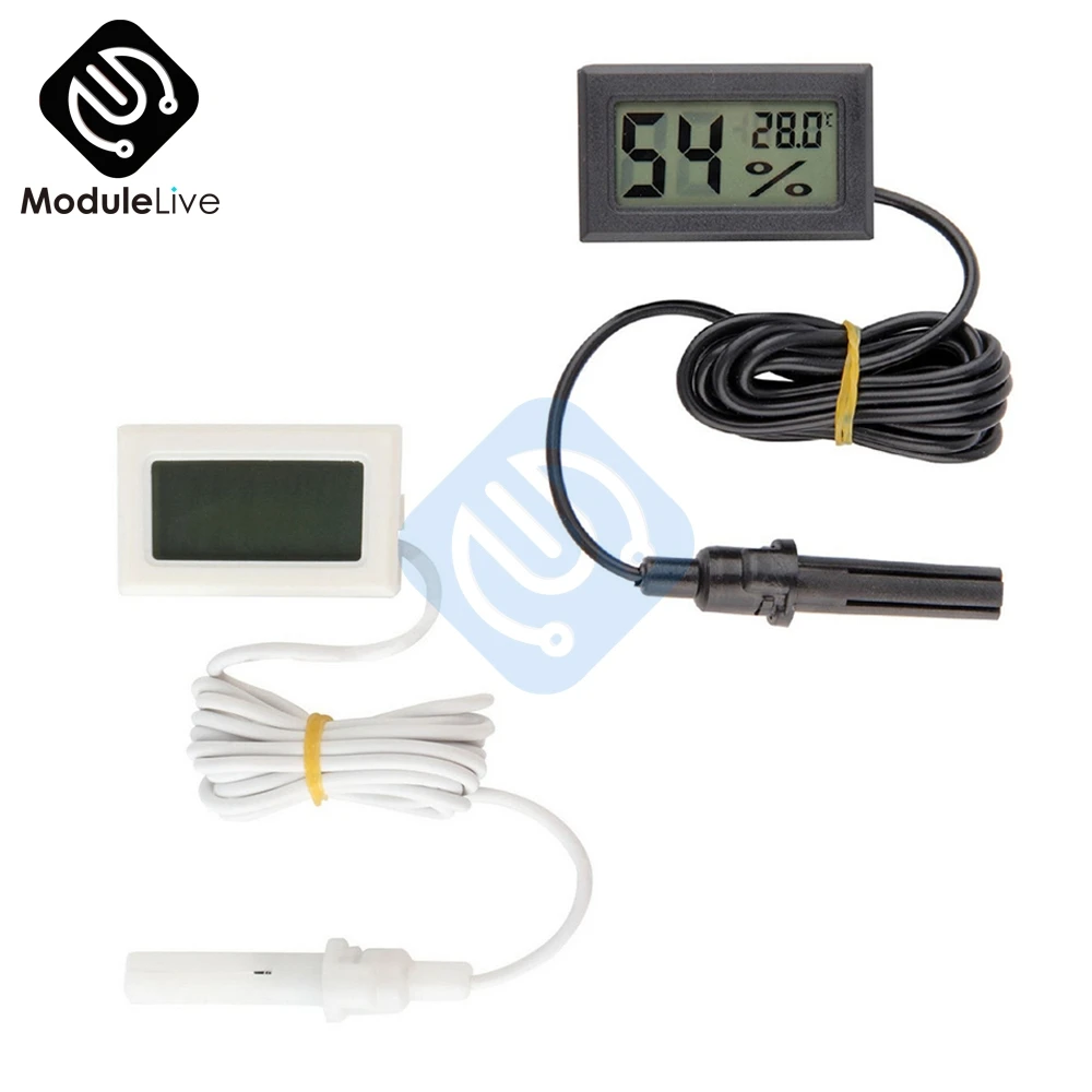 Professional Mini Probe Digital LCD Thermometer Hygrometer Humidity Temperature Meter Indoor Digital LCD Display White Black Professional Mini Probe Digital LCD Thermometer Hygrometer Humidity Temperature Meter Indoor Digital LCD Display White Black