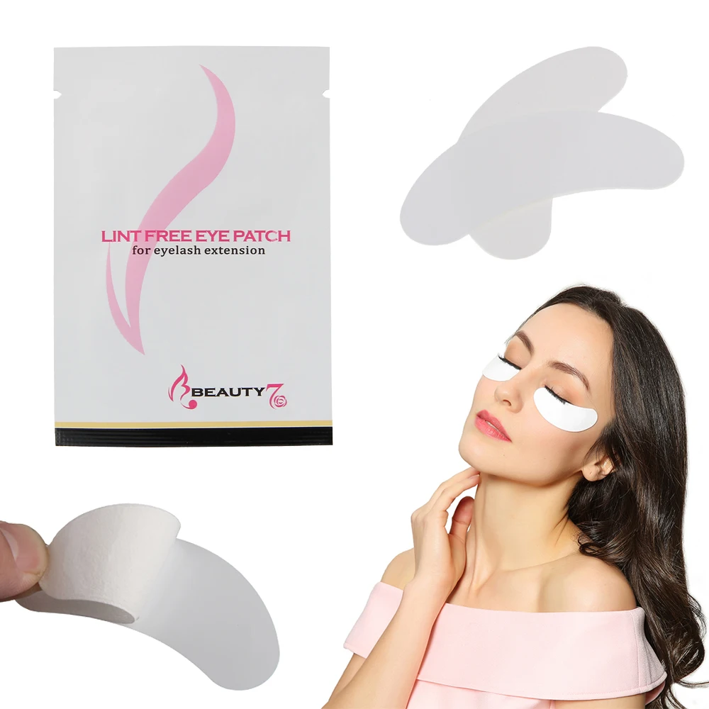 

BEAUTY7 100pairs Eye Paper Patches Eyelashes Under Eye Pads Lashes For Makeup Eyelash Extension Eye Tips Stickers Wraps Tools