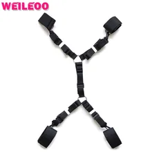 Fixed in bed hand cuffs handcuffs for sex toys bdsm bondage set fetish slave bdsm sex