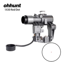 Ohhunt Dragunov 1X30 компактные оптические прицелы с красной подсветкой точечный прицел Recoil устойчивый Huting прицел для Tcatical Tigr SKS винтовки