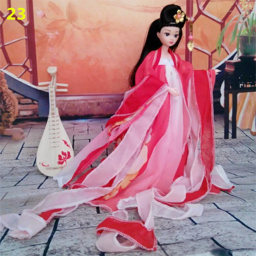 Allaosify 1/6 костюм в китайском стиле BJD одежда кукольные аксессуары - Цвет: 22
