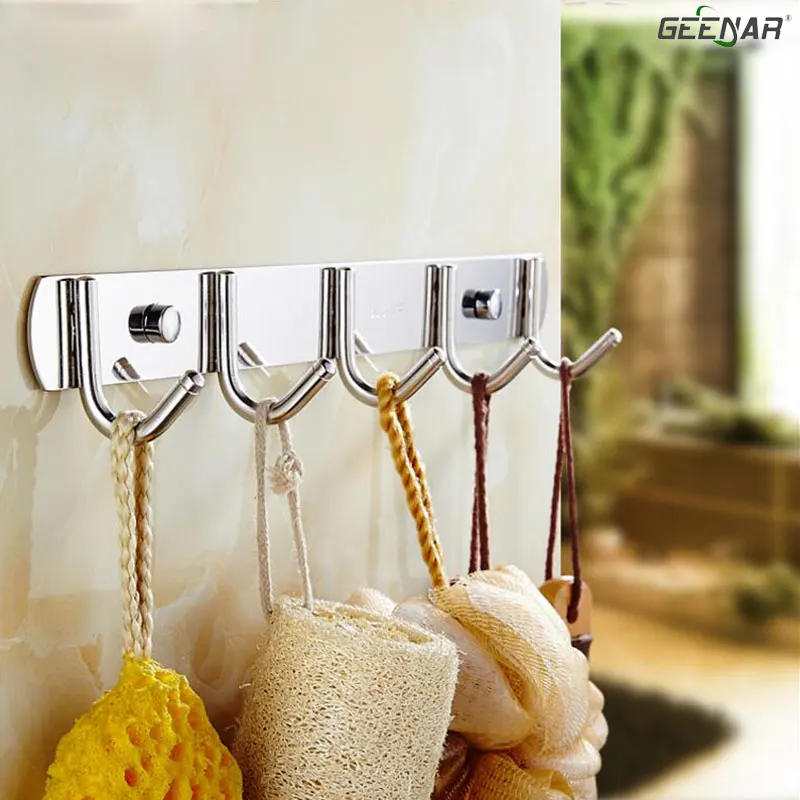 Free Shipping 304 stainless steel hook single row cloth hanger cloth