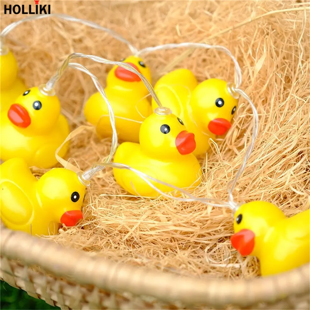 1 M 2 M 3 M DIPIMPIN Kawat Cahaya Luar String Lucu Kartun Kuning
