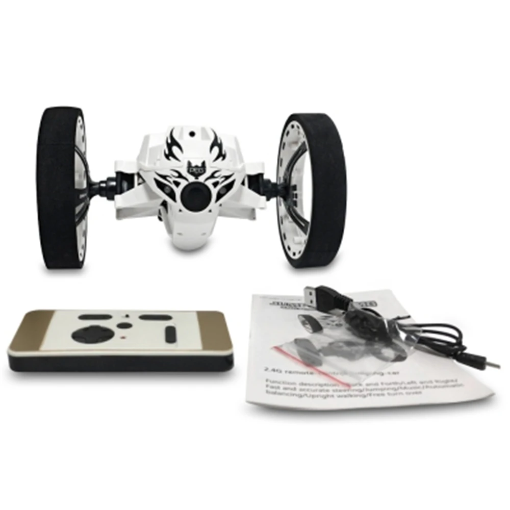 

High Speed RC Trucks Bounce Jumping Remote Control Toys Flexible Wheels Rotation Music LED Light Stunt For Kids Gifts Toys
