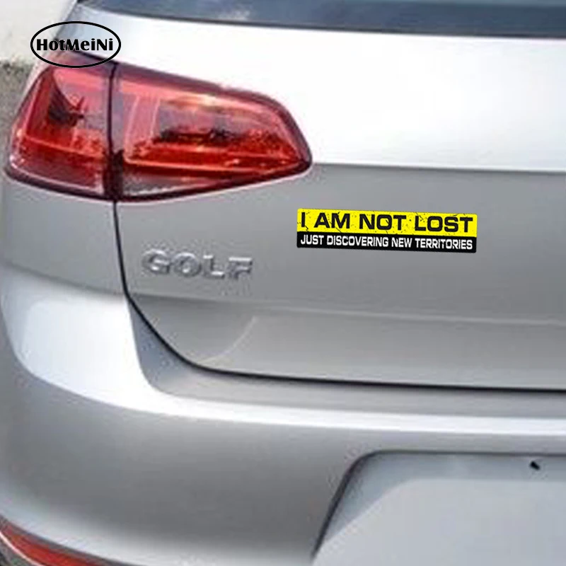 HotMeiNi автомобильный Стайлинг наклейка с надписью I Am Not Lost виниловый Забавный