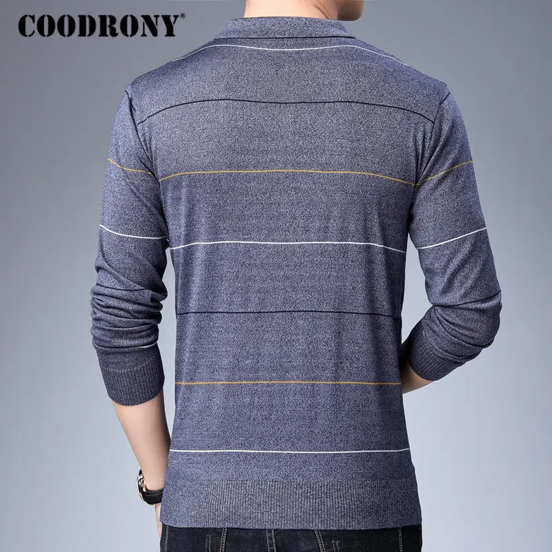 COODRONY Brand Sweater Men Fashion Striped Pullover Men Autumn Winter Knitwear Pull Homme Soft Warm Cotton Woolen Sweaters 91042 COODRONY Brand Sweater Men Fashion Striped Pullover Men Autumn Winter Knitwear Pull Homme Soft Warm Cotton Woolen Sweaters 91042