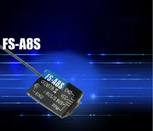 Original Flysky FS-A8S 2.4G 8CH Mini Receiver with PPM i-BUS SBUS Output For Rc Airplane Compatible with FS-i4 FS-i6 FS-i6S