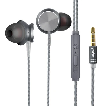 

3.5mm Metal Wired Earphone for Samsung for Xiaomi HiFi Mic Stereo Bass In-Ear Headset