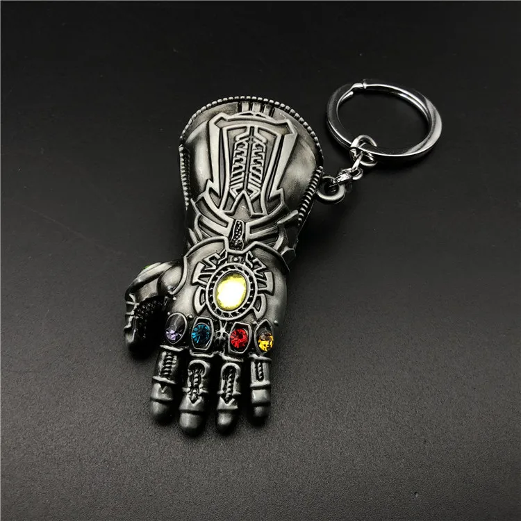 Marvel Avengers 4 Infinity War брелок танос перчатка Модель брелок для ключей на цепочке и женский подарок брелок модная игрушка фигурки для хобби - Цвет: G