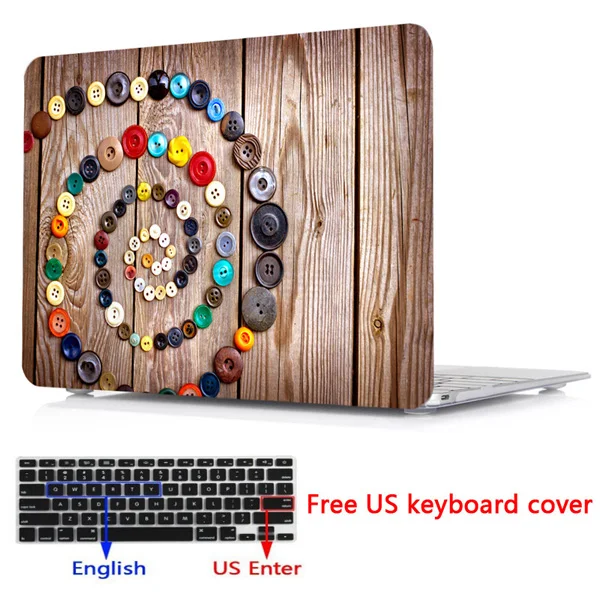 Чехол для ноутбука, ноутбука, планшета, оболочка, умный чехол, клавиатура, сумка, рукав для 11 12 13 151" Macbook Pro Touch Bar Air A1466 Mac Book - Цвет: ZH 8