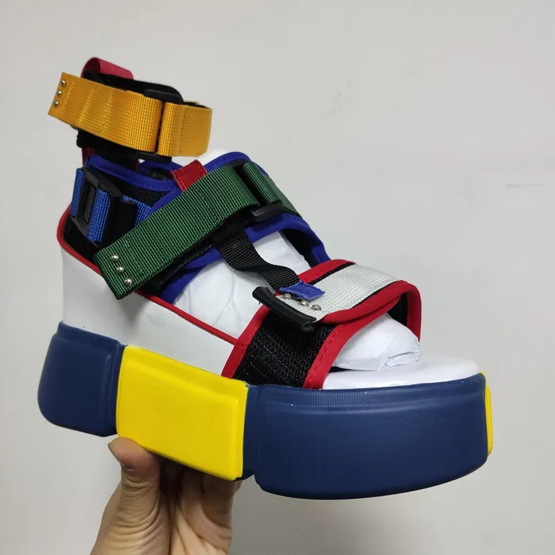 SWONCO Platform Sandals Women Summer Shoes 2019 Female Casual Shoes Wedge High Top High Heel Chunky Sandals For Woman Size 10 41 SWONCO Platform Sandals Women Summer Shoes 2019 Female Casual Shoes Wedge High Top High Heel Chunky Sandals For Woman Size 10 41
