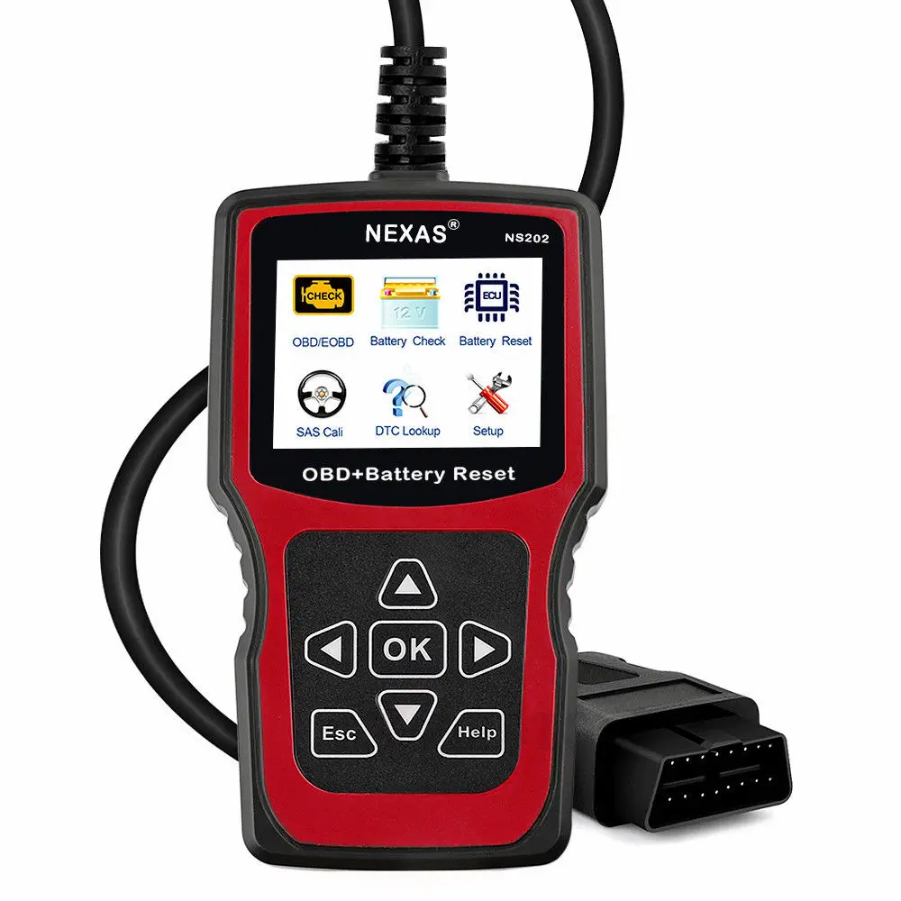 

NEXAS NS202 OBD/EOBD Code Reader Diagnostic Scanner Engine Check Battery Tool