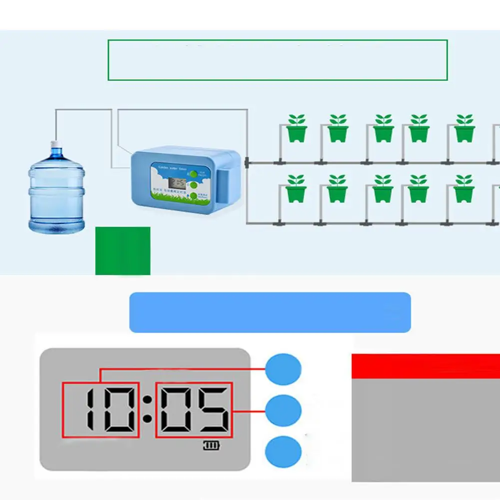 Lanlan практические автоматический распылитель воды Сад таймер Smart орошения набор цветы полива растений таймер Системы сад