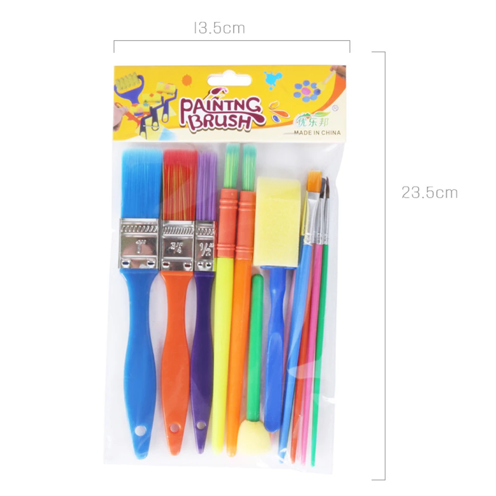 Кисть для рисования прочный акварельный подарок для детей пластиковый для чертежей инструмент художественные принадлежности практичный