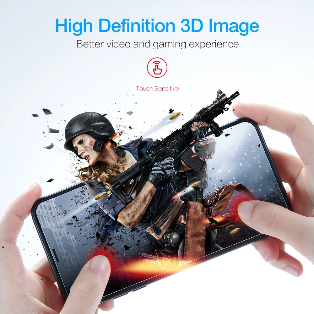 KISSCASE Screen Protector Für iPhone XR XS XS Max Ultra Thin HD Löschen Schutz Glas Gehärtetem Glas