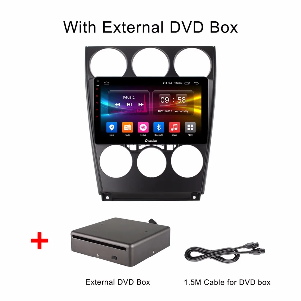 Android 6.0 Octa Core 2GB RAM+32GB ROM 10.1 inch Car DVD Player For Mazda 6 2006-2015 Mazda6 GPS Navi Radio Stereo with DVD BOX