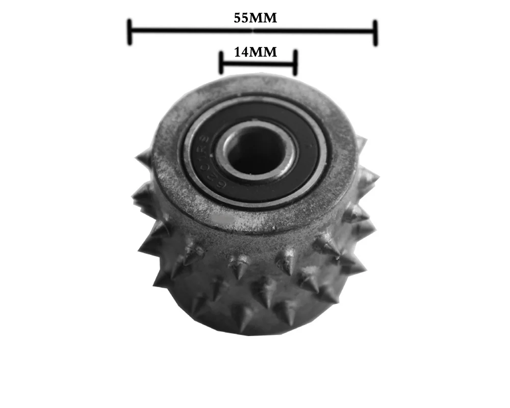 

Abrasive Tools Solo Bush Hammer Wheel Diameter 55mm Wide 40mm Grinding Litchi Surface Improve efficieny Coarse Fine be Adjusted