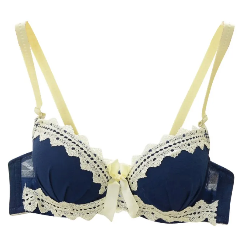 Floral Lace Bra Set Plus Size Women Lingerie Seamless Underwear Sets Underwire Bra Push Up Green Blue Pink Bra and Panty Set