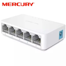 MERCURY мини S105C 5 Порты и разъёмы RJ45 10/100 Мбит сетевой коммутатор настольный коммутатор
