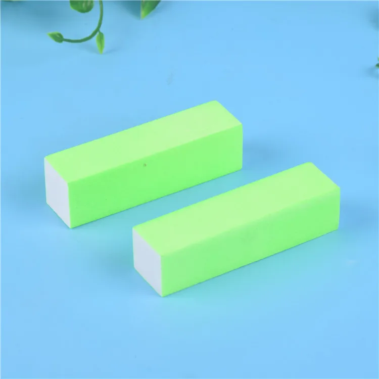 5 шт./лот флуоресцентный зеленый блок буфера для ногтей Полировочный шлифовальный блок напильники для маникюра советы для дизайна ногтей для женщин инструменты для маникюра