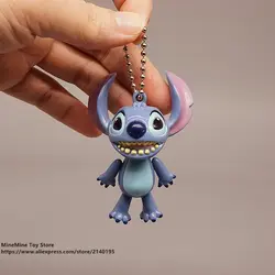 DISNEY Lilo & Stitch 2 стиля 6 см фигурка осанки аниме украшение Коллекция фигурка девочка мальчик игрушка модель для детей подарок